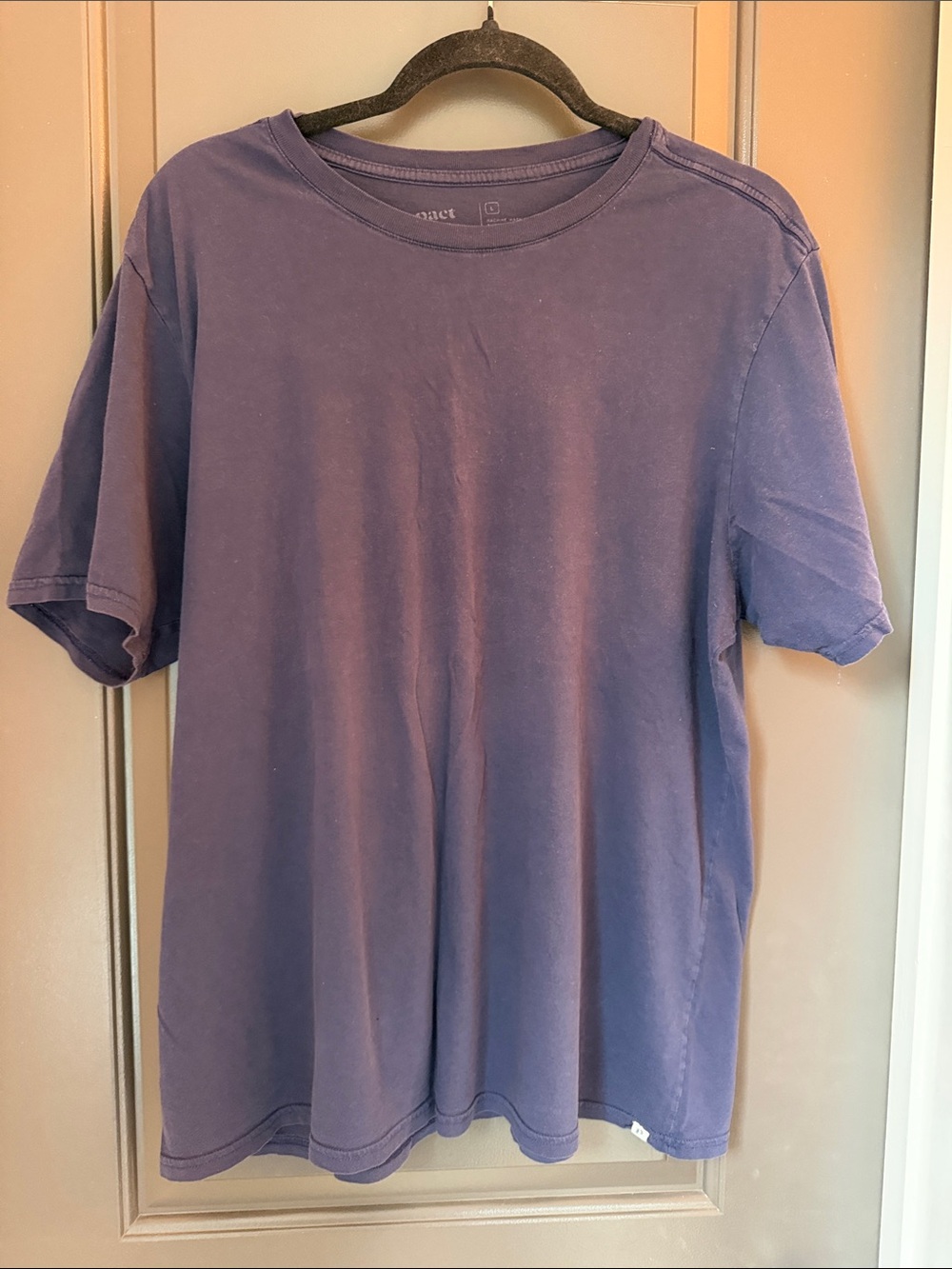 Pact Men's Short Sleeve Crew Tee Navy Size L